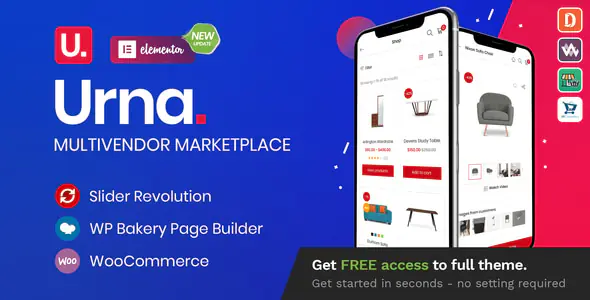 Urna v2.5.10 - All-in-one WooCommerce WordPress Theme