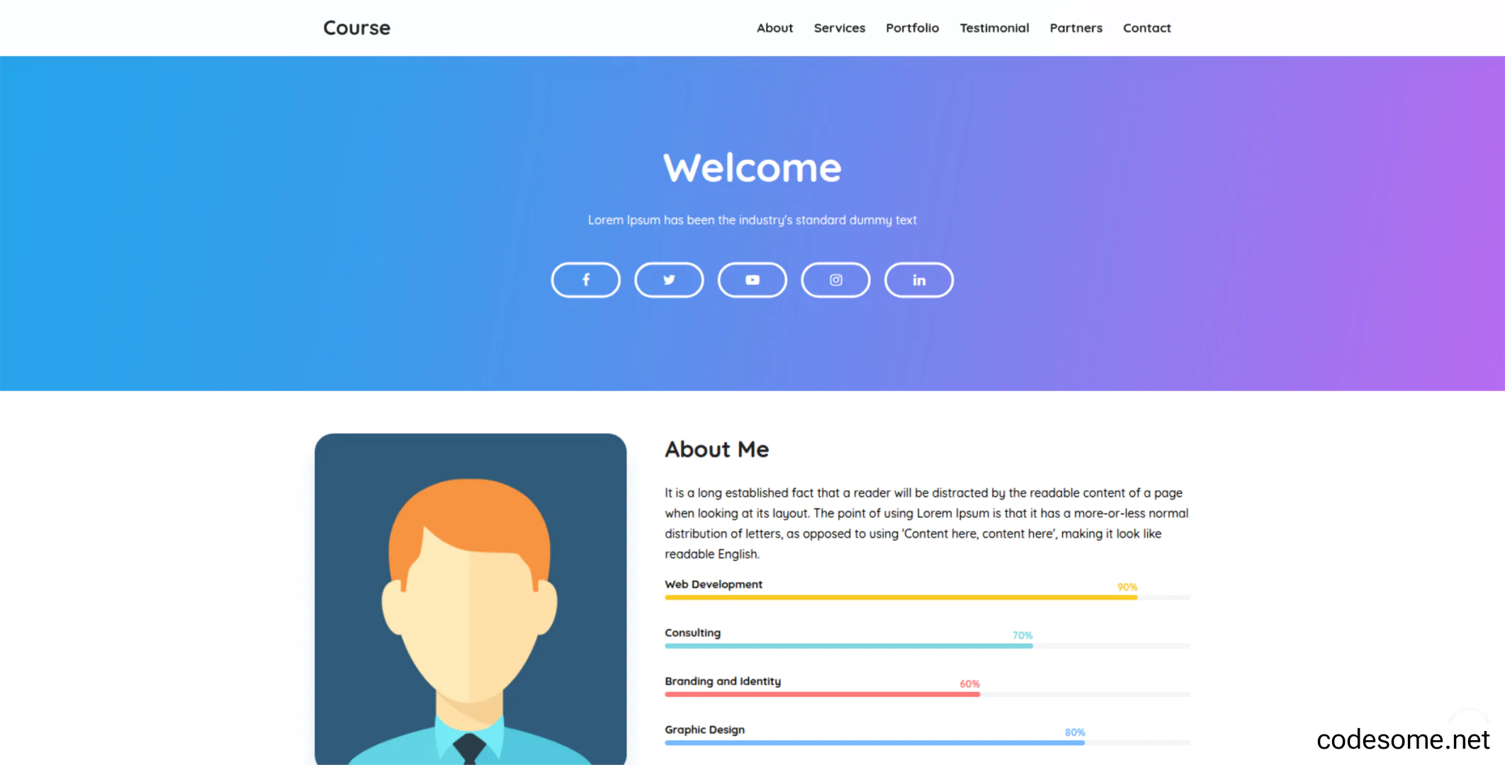 Course v2.0 - Premium Blogger Template